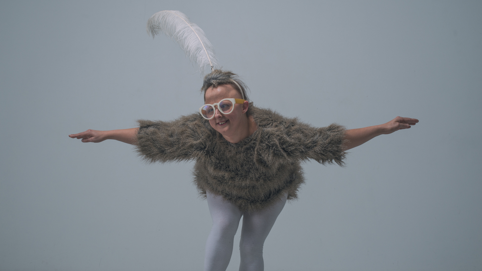 Circus performer Sarah Houbolt in character as KooKoo.